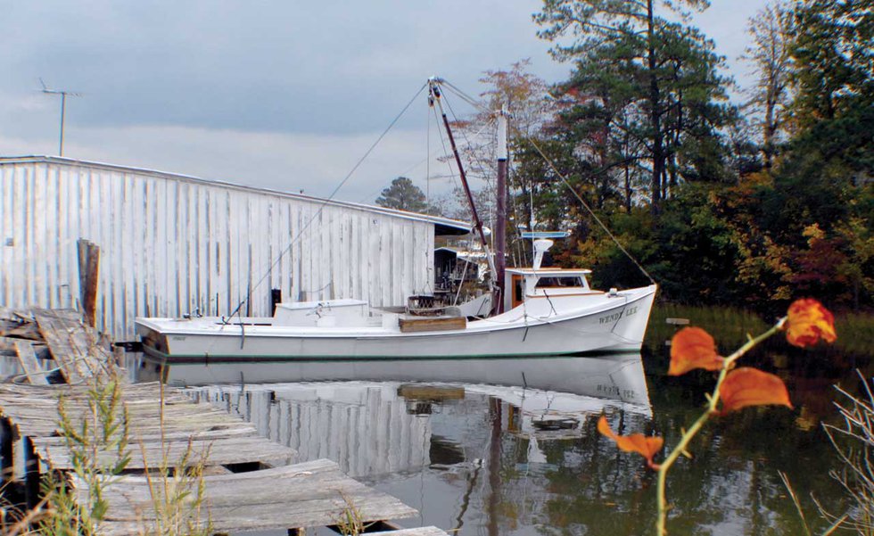Chesapeake Bay Workboat Skipjack Rosie Parks  8-1/2" X 11" 